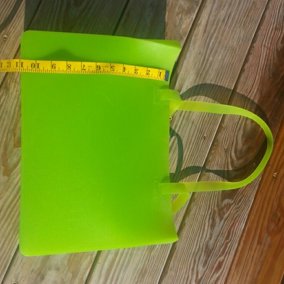 neon green bag