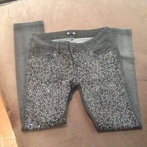 REDUCED Forever 21 Studded Skinny Jeans Size 28