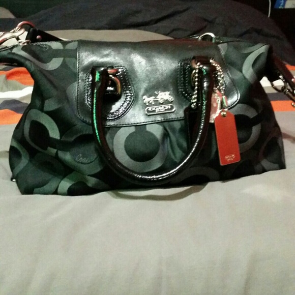 Coach black satchel Authentic