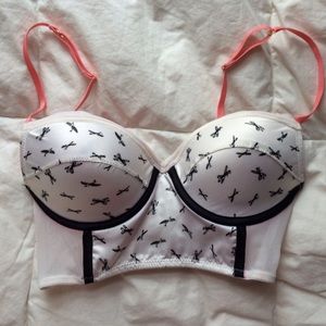 NWOT airplane push-up corset bra 🎀
