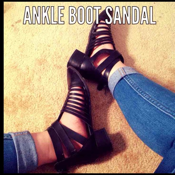 Ankle boot sandal ⛔️SOLD⛔️
