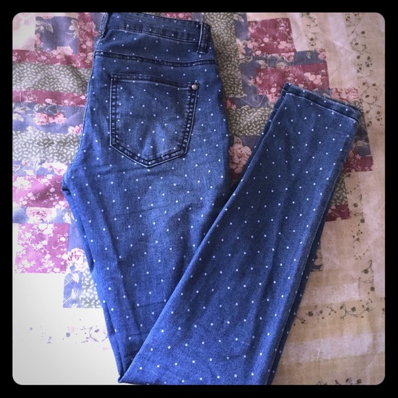 Polka Dot Jeans