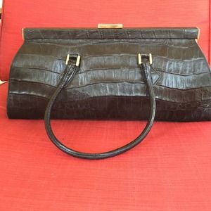 Vintage Croc Leather Purse