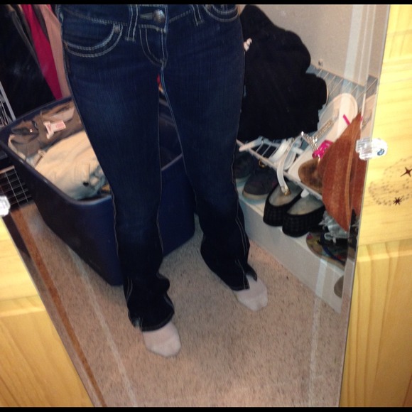 SOLD Silver Jeans Dark wash - Picture 2 of 4