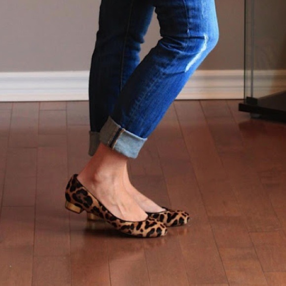 J. Crew Shoes - J. Crew Janey Leopard Flats