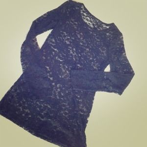 Lace long sleeve top