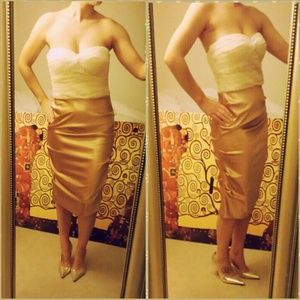Strapless Dress Adrianna Papel