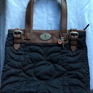 Black Fossil handbag