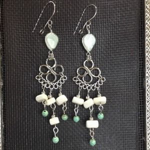 German Silver Earrings