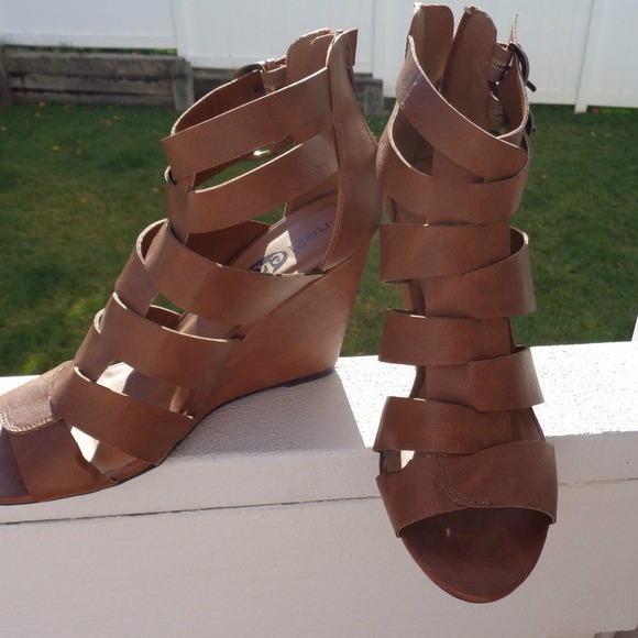 Strappy Wedges