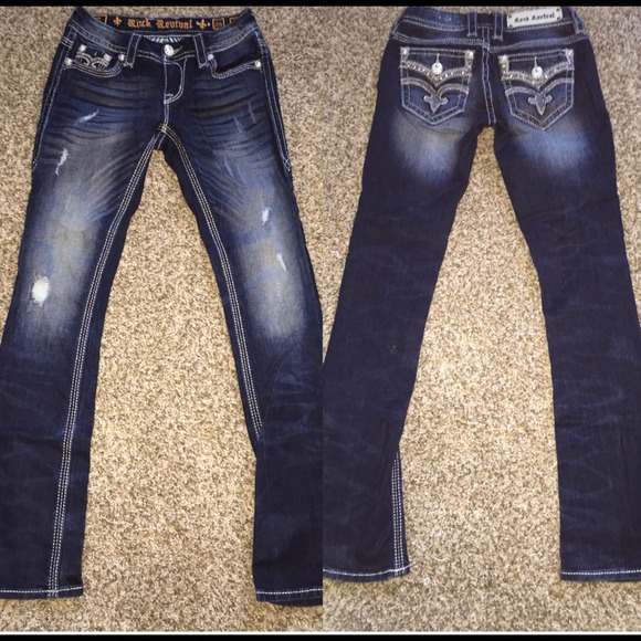Rock Revival Bootcut Jeans, Worn Once