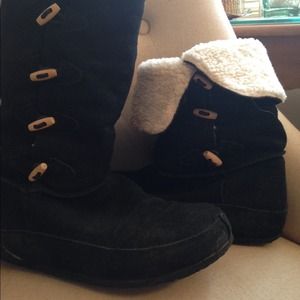 🚫SOLD in bundle Black Suede Boots