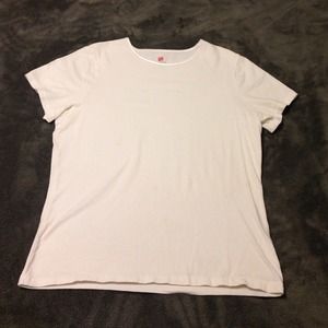 Plain white T-shirt