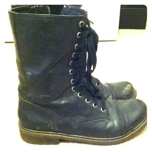Nine West Combat Boots