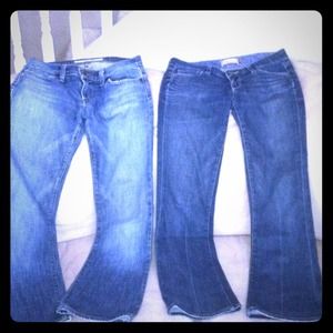Authentic Joe's and Paige jeans