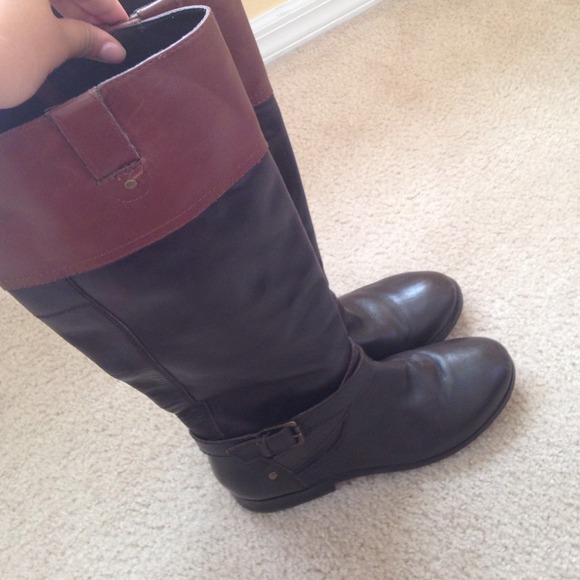 Marc Fisher sold out two tone riding boots