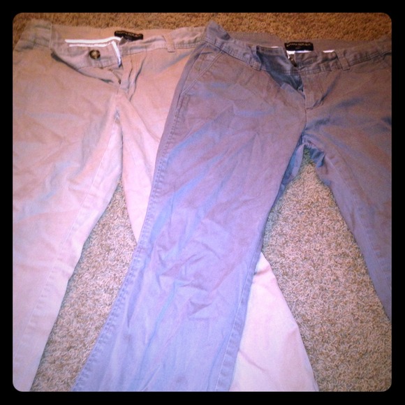 Two pair of banana republic dress pants