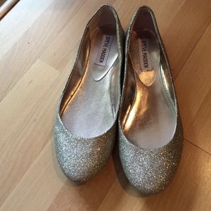 Steve Madden Heaven glitter flats