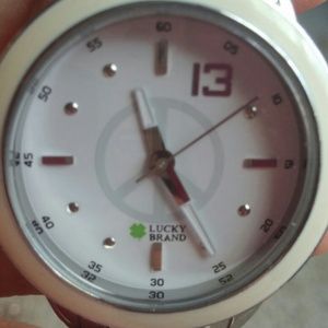 Lucky Brand White Stainless Steel Watch
