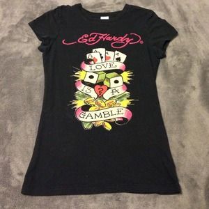 Black Ed Hardy T-shirt