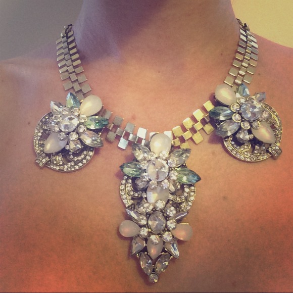 Rhinestone Statement Necklace