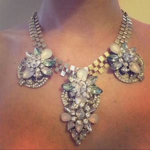 Rhinestone Statement Necklace