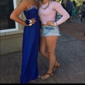Blue prom dress 😊 only worn once