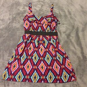 Diamond pattern sundress
