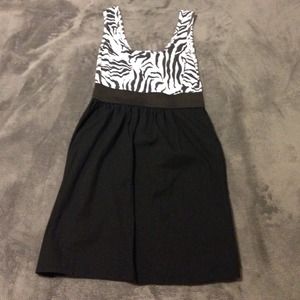 Zebra print sundress