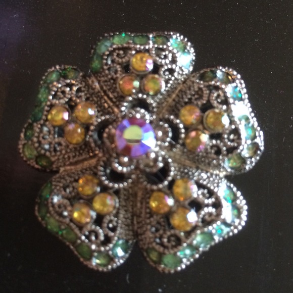 Antique pin silver tone - Picture 2 of 4