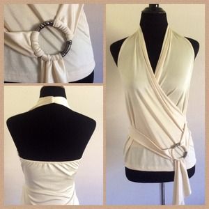 Crossover Halter Top