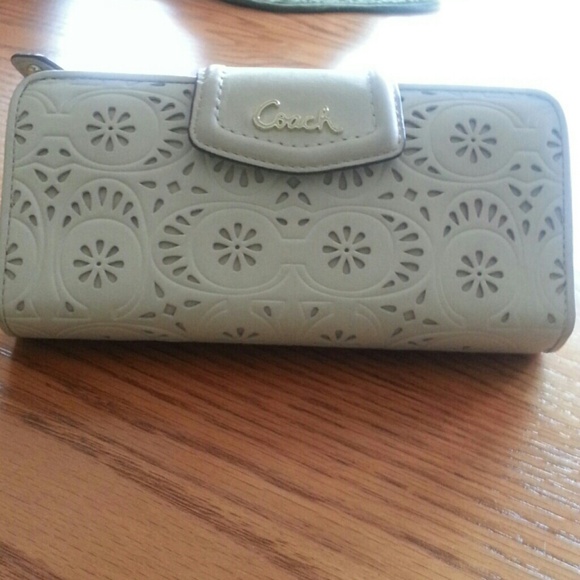 Coach leather wallet