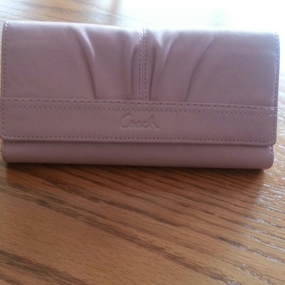 Coach leather wallet
