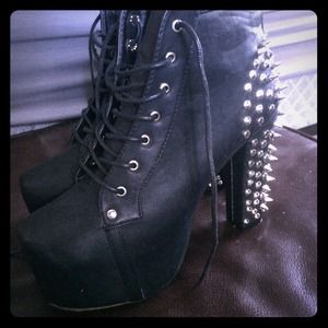 Spiked Booties