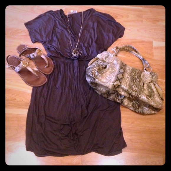 Charcoal Loft Dress