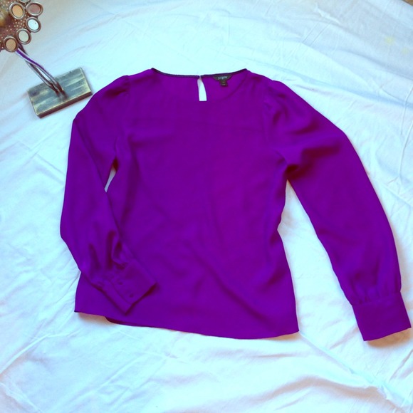 J. Crew silk, dressy top