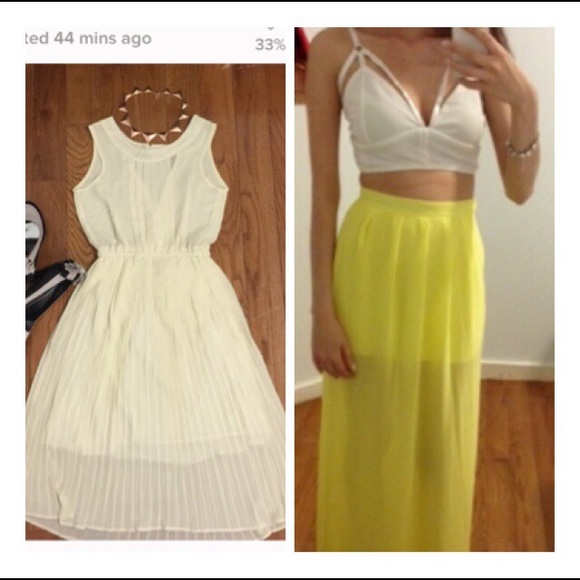 Bundle vintage dress and bralett