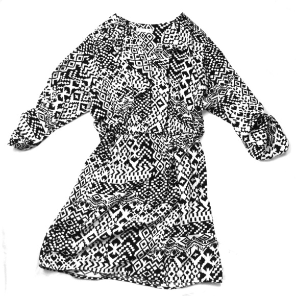 Black and white Hug dress