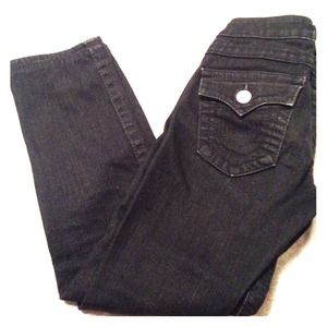 True Religion Ankle Denim in Black