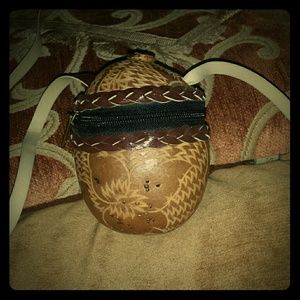 Unique acorn purse