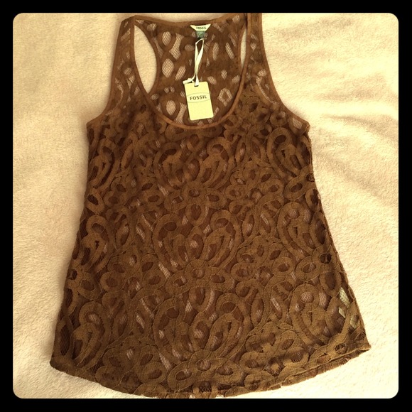 Lace tank by Fossil