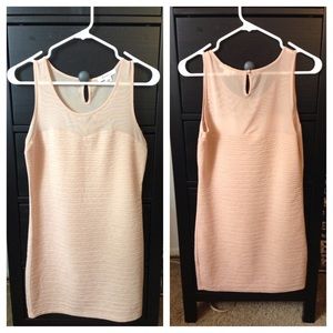 ⬇️ 1 HOUR SALE: F21 Mesh top nude dress