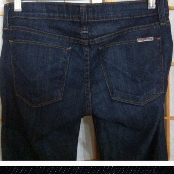 Hudson "Colette" skinny size 24: repaired button