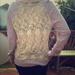 Light purple sweater from Garage