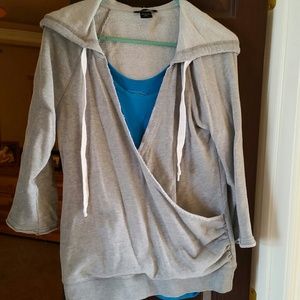 Cross body sweat shirt bought from Victoria Secret