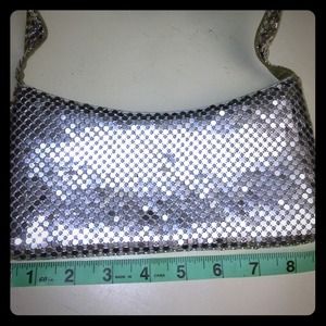 Vinted silver sequin evening bag