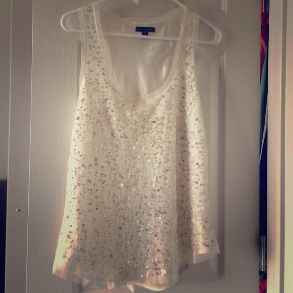American Eagle sequin top