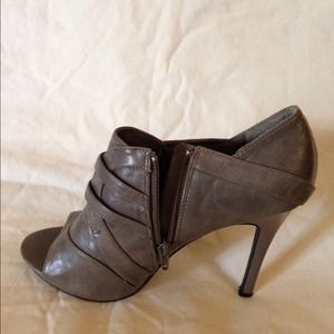Grey bootie heels for @amandak91