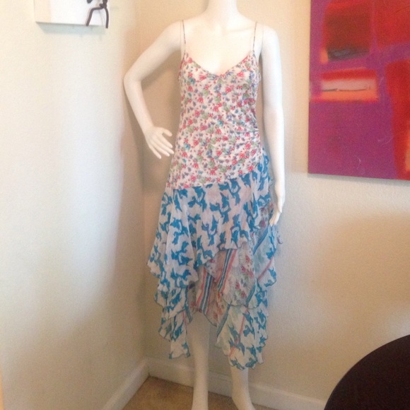 ⚡️SALE⚡️Diane Von Furstenberg Silk Nile  Dress 10