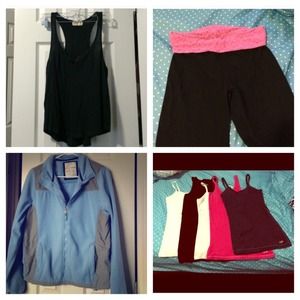🎁BUNDLE🎁 jacket, tank, camis, and yoga pants